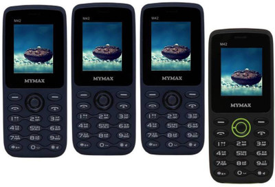 

Mymax M42 Combo of Four Mobiles(Blue&Black$$Blue&Black$$Blue&Black$$Black&Green)