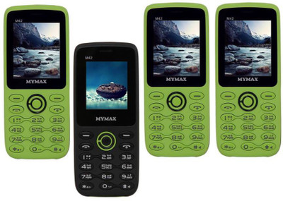 

Mymax M42 Combo of Four Mobiles(Green&Black$$Black&Green$$Green&Black$$Green&Black)