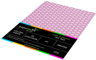 

Paper Pep Craft Collection Unruled A4 A4 paper(Set of 2, Light Purple)