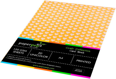 

Paper Pep Craft Collection Unruled A4 A4 paper(Set of 2, Yellow)