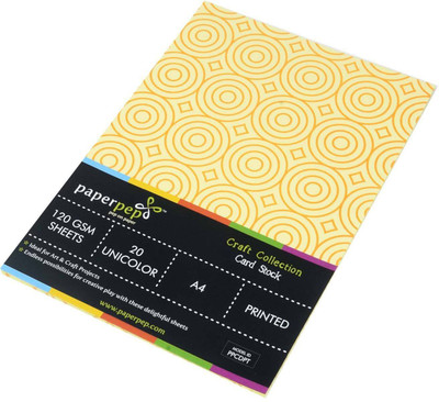 

Paper Pep Craft Collection Unruled A4 A4 paper(Set of 2, Orange)