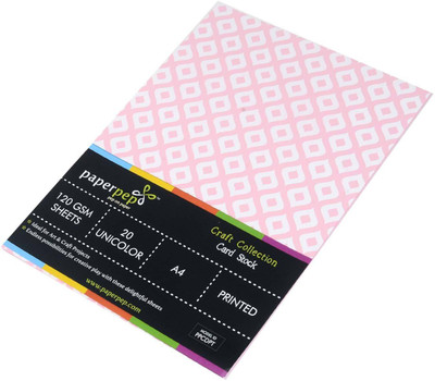 

Paper Pep Craft Collection Unruled A4 A4 paper(Set of 2, Light Pink)