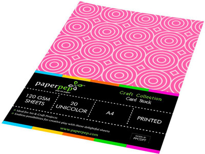 

Paper Pep Craft Collection Unruled A4 A4 paper(Set of 2, Dark Pink)