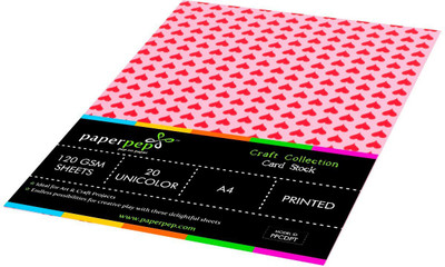 

Paper Pep Craft Collection Unruled A4 A4 paper(Set of 2, Light Pink)
