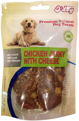 

Pets Empire O'Dog Chicken Jerky with Cheese Dog Treat, 100 g Chicken, Cheese Dog Chew(100 g, Pack of 1)