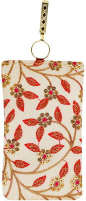 

Bagaholics Ethnic Mobile Pouch Saree Clutch Waist Clip Ladies Purse Gift For Women Mobile Pouch(Red)