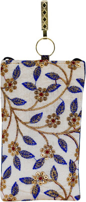 

Bagaholics Ethnic Mobile Pouch Saree Clutch Waist Clip Ladies Purse Gift For Women Mobile Pouch(Blue)