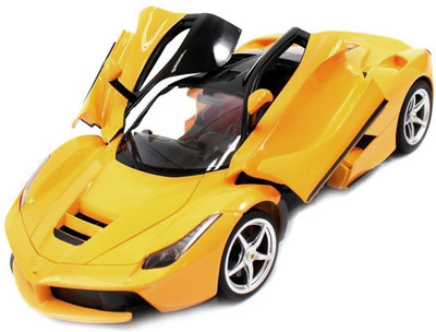 

MAGNIFICO MAGNIFICO™ 1:16 Scale Rechargeable R/C Ferrari with Opening Doors (Bright Yellow)(Yellow)