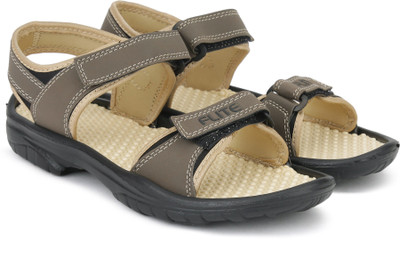 

Flite Men Black Beige Sports Sandals