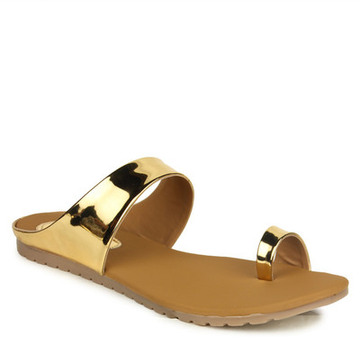 

Do Bhai Women Golden Flats