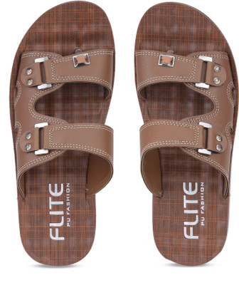 

Flite Men Black Tan Flats