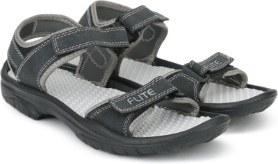 

Flite Men Black Grey Sports Sandals