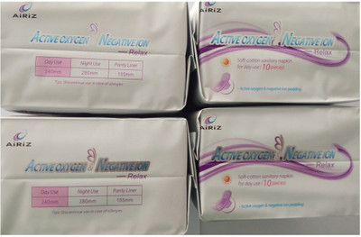 

AiRiZ ISO9001 Sanitary Pad(Pack of 4)