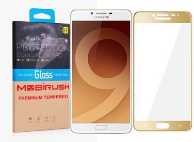 MOBIRUSH Edge To Edge Tempered Glass for Samsung Galaxy C9 Pro(Pack of 1)