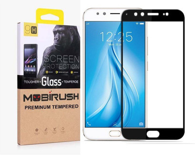 MOBIRUSH Edge To Edge Tempered Glass for VIVO V5S(Pack of 1)