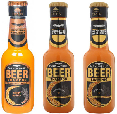 

Park Avenue DAMAGE FREE BEER SHAMPOO 350 ML+SHINY & BOUNCY BEER SHAMPOO 350 ML(350 ml)