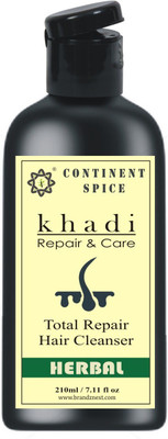 Continent Spice Khadi Total Repair & Care Hair Cleanser/Shampoo - CS682005(210 ml)