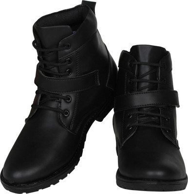 

Baaroo Baaroo 1826 Black Rocking Biker Boot Boots For Men(Black