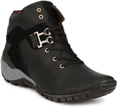 

MAHALAXMI Boots For Men(Black, Grey