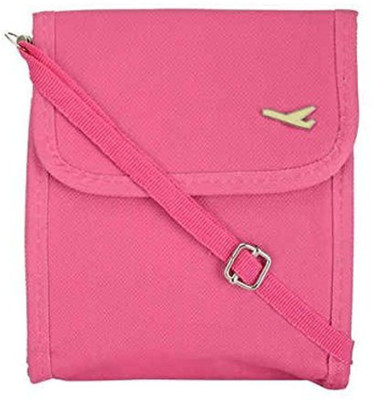

Everbuy Boys & Girls Casual Pink Canvas Sling Bag