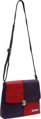 

Fantosy Women Casual Purple Leatherette Sling Bag