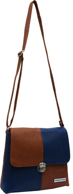 

Fantosy Women Casual Tan Leatherette Sling Bag