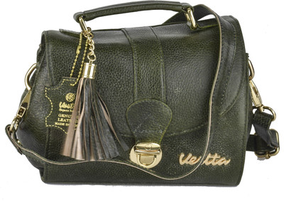 

Vestta Women Evening/Party, Casual, Formal Green Genuine Leather Sling Bag