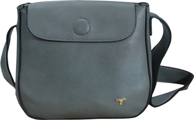 

Bulchee Women Casual Grey PU Sling Bag