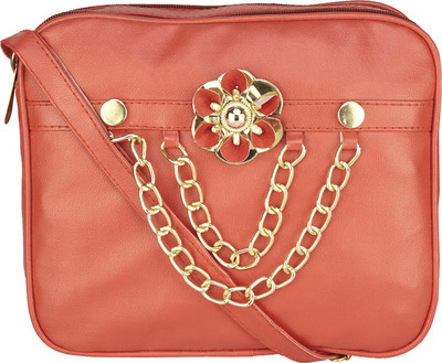 

Nupur Girls Evening/Party, Casual Red PU Sling Bag