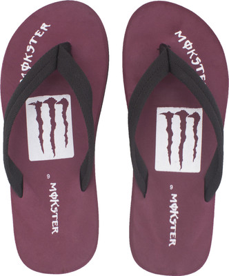 

WeBe Stylish Flip Flops Slippers, Maroon