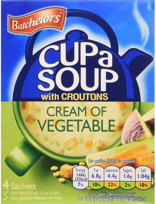 

Batchelors Cup a Soup Golden Vegetable (4 Sachets) - 82g(82 g)