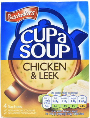 

Batchelors Cup a Soup, Chicken & Leek (4 Sachets) - 86g(86 g)