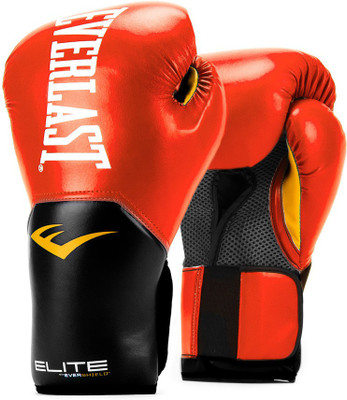 

Everlast Pro Style Elite V2 Training - 12OZ Boxing Gloves (L, Red)