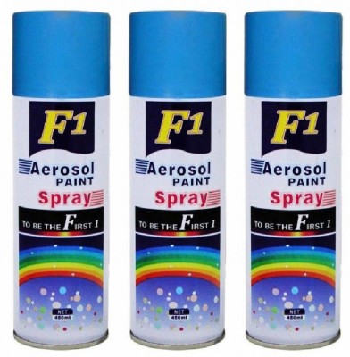 

F1 Spary Paints SkyBlue Spray Paint 450 ml(Pack of 3)