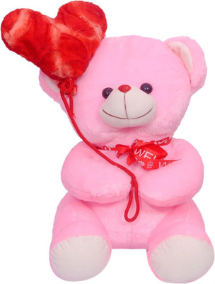

A.P.TRADERS Pink Balun Heart Teddy Bear 60cm - 24 inch(Pink)