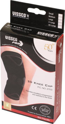

Vissco 2703 Knee, Calf & Thigh Support (M, Black)