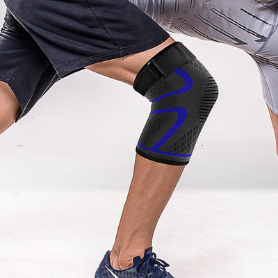 

Fitlethic Knee Support, Knee Cap Brace For Men / Women Knee Pain, Pain Relief, Arthritis, Gym, Sports, Exercise, Running, Injuries - With Adjustable Strap Knee Support(Blue