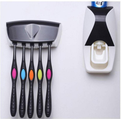 

GTB Plastic Toothbrush Holder(Multicolor, Wall Mount)