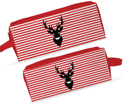 

right Cosmetic Pouch(Red)