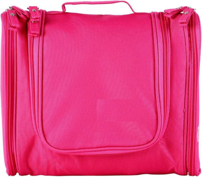 

Simxen Foldable Cosmetic Makeup Bag Organizer Hanging Travel Toiletry Kit(Pink)
