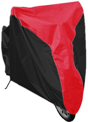 A+ RAIN PROOF Two Wheeler Cover for Piaggio(Vespa LX, Black, Maroon)