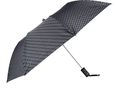 

Elephant 2 Fold Automatic Button Press GENTS CHECKS Diamond PRINT Silver Coated umbrella. Umbrella(Grey)