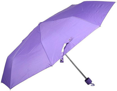 

SWASTIK Polyester 2 fold Umbrella (21 inch, ) Umbrella(Purple)