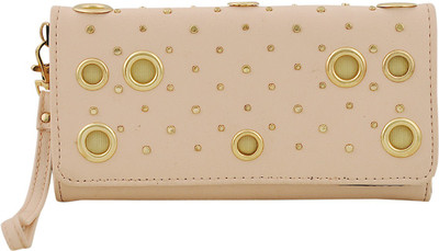 

Mark & Keith Women Beige Artificial Leather Wallet(8 Card Slots)