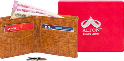 

alton Men Brown Artificial Leather Money Clip(8 Card Slots)