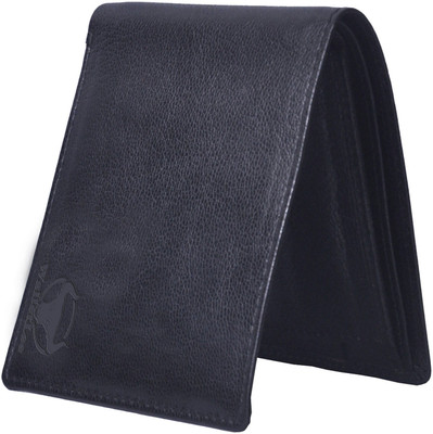 

WalletLee Men Black Genuine Leather Wallet(3 Card Slots)