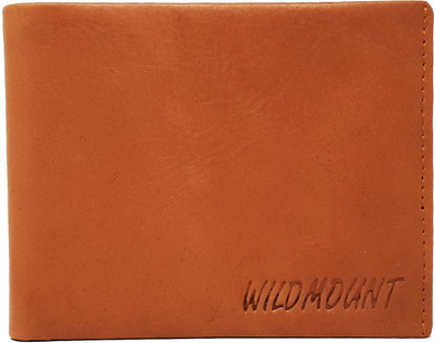 

Wildmount Men Tan Genuine Leather Wallet(8 Card Slots)