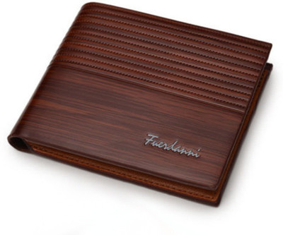 

fuerdanni Men Brown Artificial Leather Wallet(6 Card Slots)
