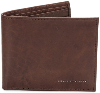 

Louis Philippe Men Brown Genuine Leather Wallet(4 Card Slots)