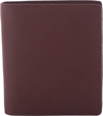 

Husamsons Men Brown Genuine Leather Wallet(15 Card Slots)